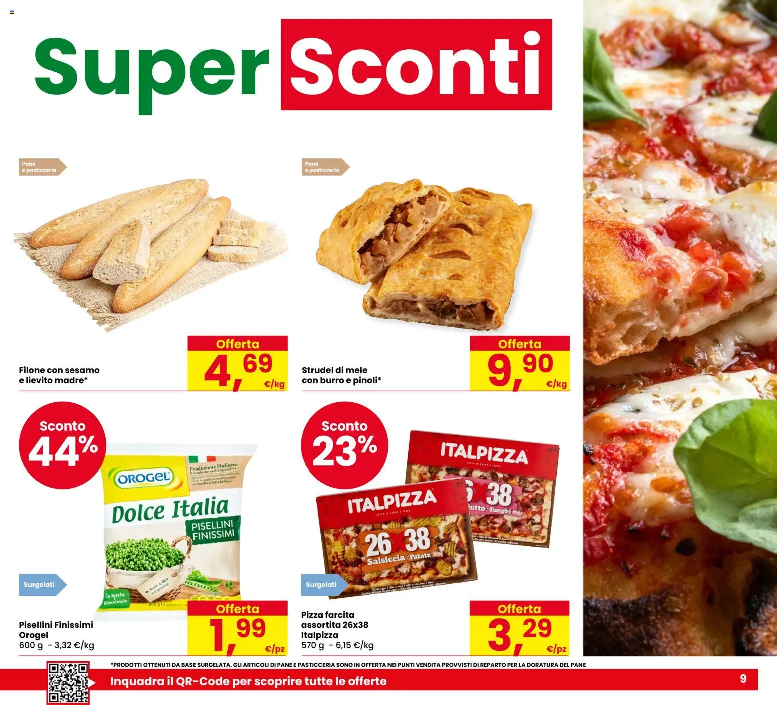 Anteprima dell'opuscolo Eurospar volantino Malcesine dal negozio Eurospar valido da 29/10/2026 - Pizza, Pane, Funghi, Salsiccia, Patate, Burro, Lievito, Mele