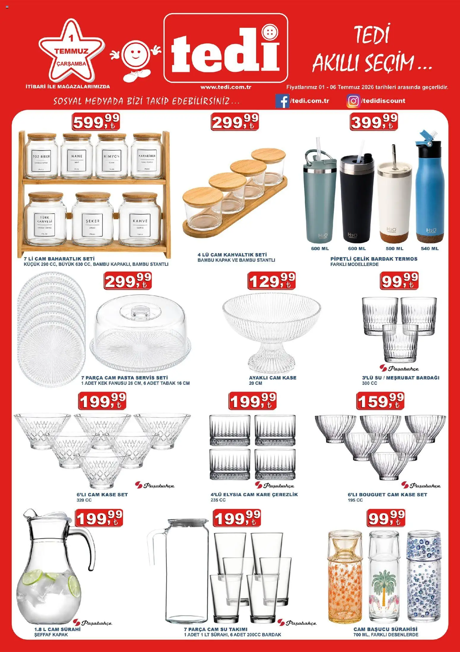 Tedi Tedi Katalog 01.07.2026 - Broşürünün önizlemesi