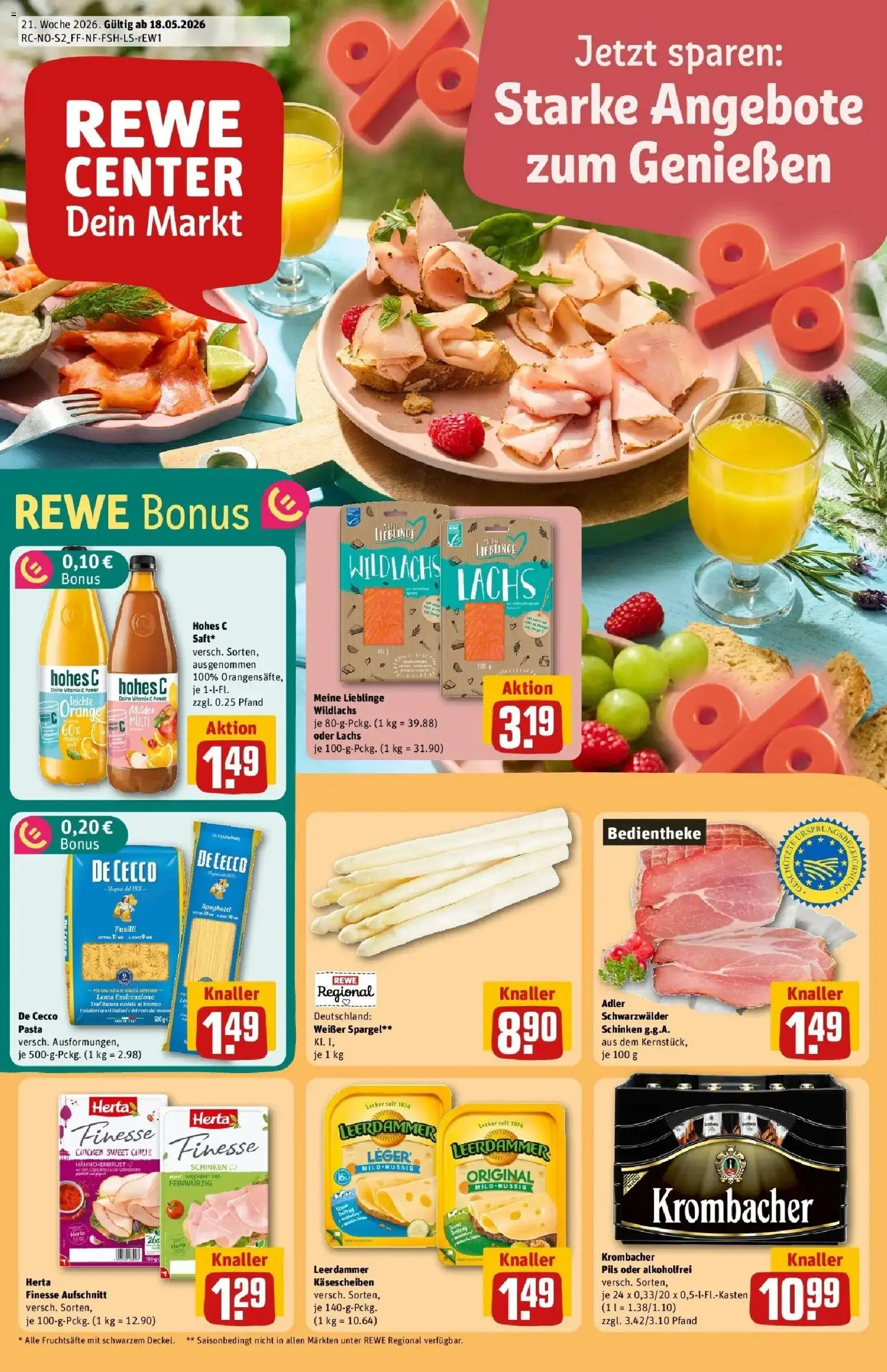 Vorschau von dem Prospekt des Geschäftes Rewe, gültig ab dem 17.05.2026