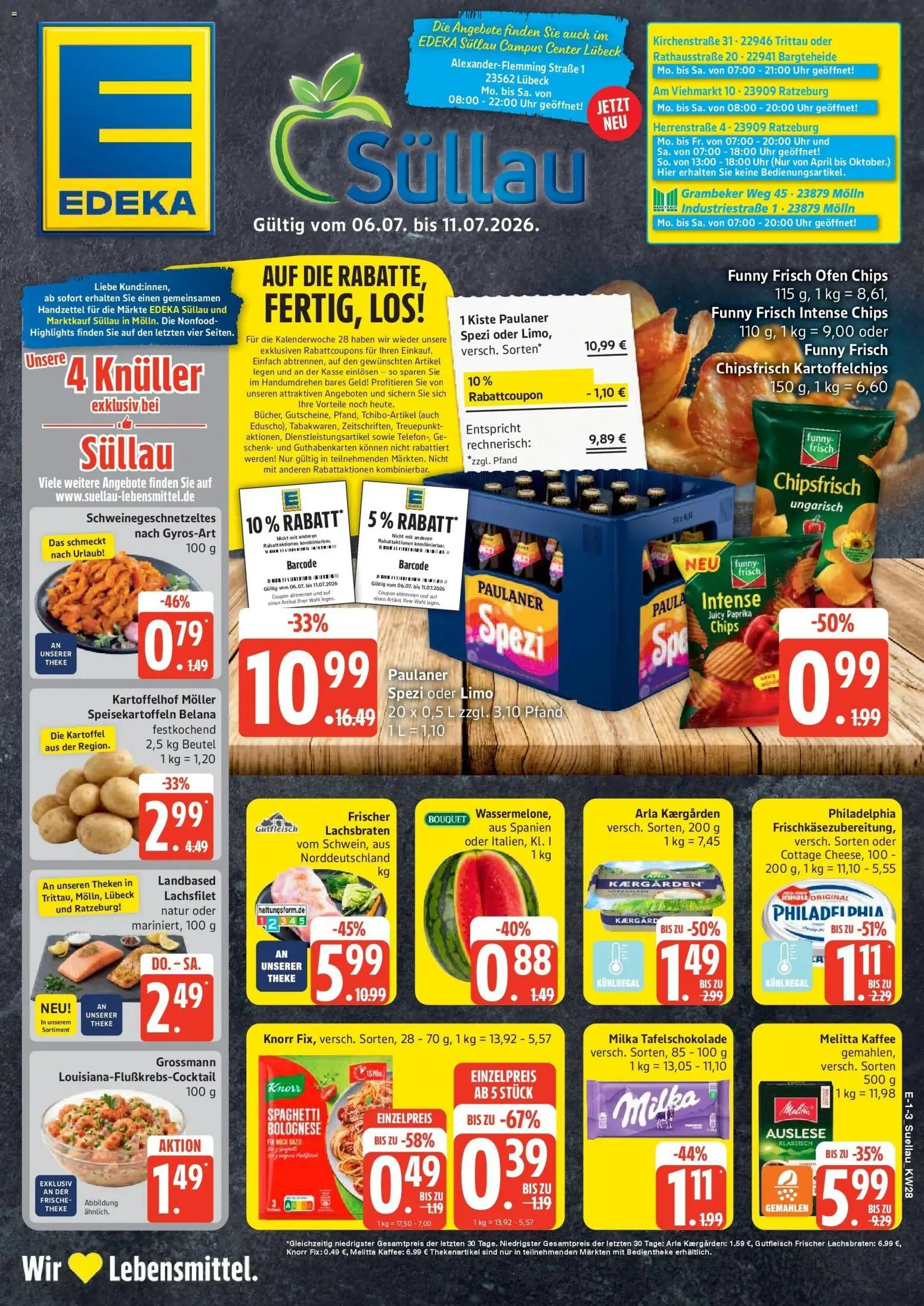 Vorschau von dem Prospekt des Geschäftes Edeka, gültig ab dem 06.07.2026
