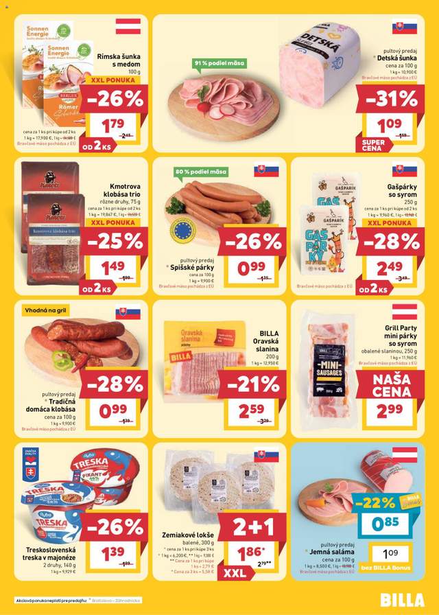 Nový Billa leták od 26.08.