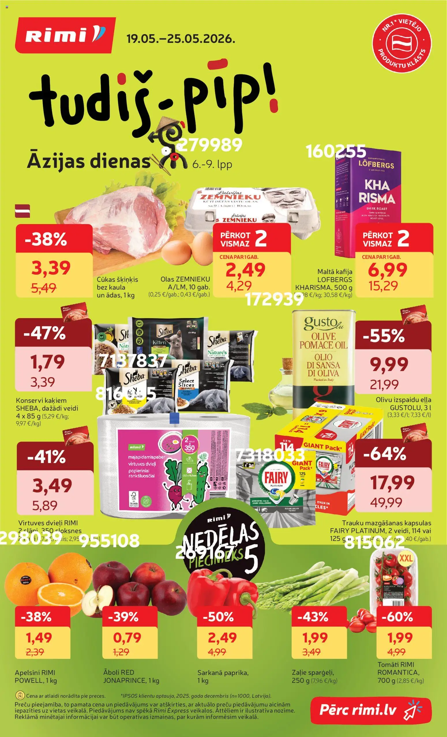 Skatīt Rimi akciju bukletu, derīgs no 19.05.2026.