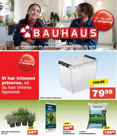 Eksempel på tilbudsavis Bauhaus - Tilbudsavis fra butik Bauhaus gyldig fra 24/04/2026