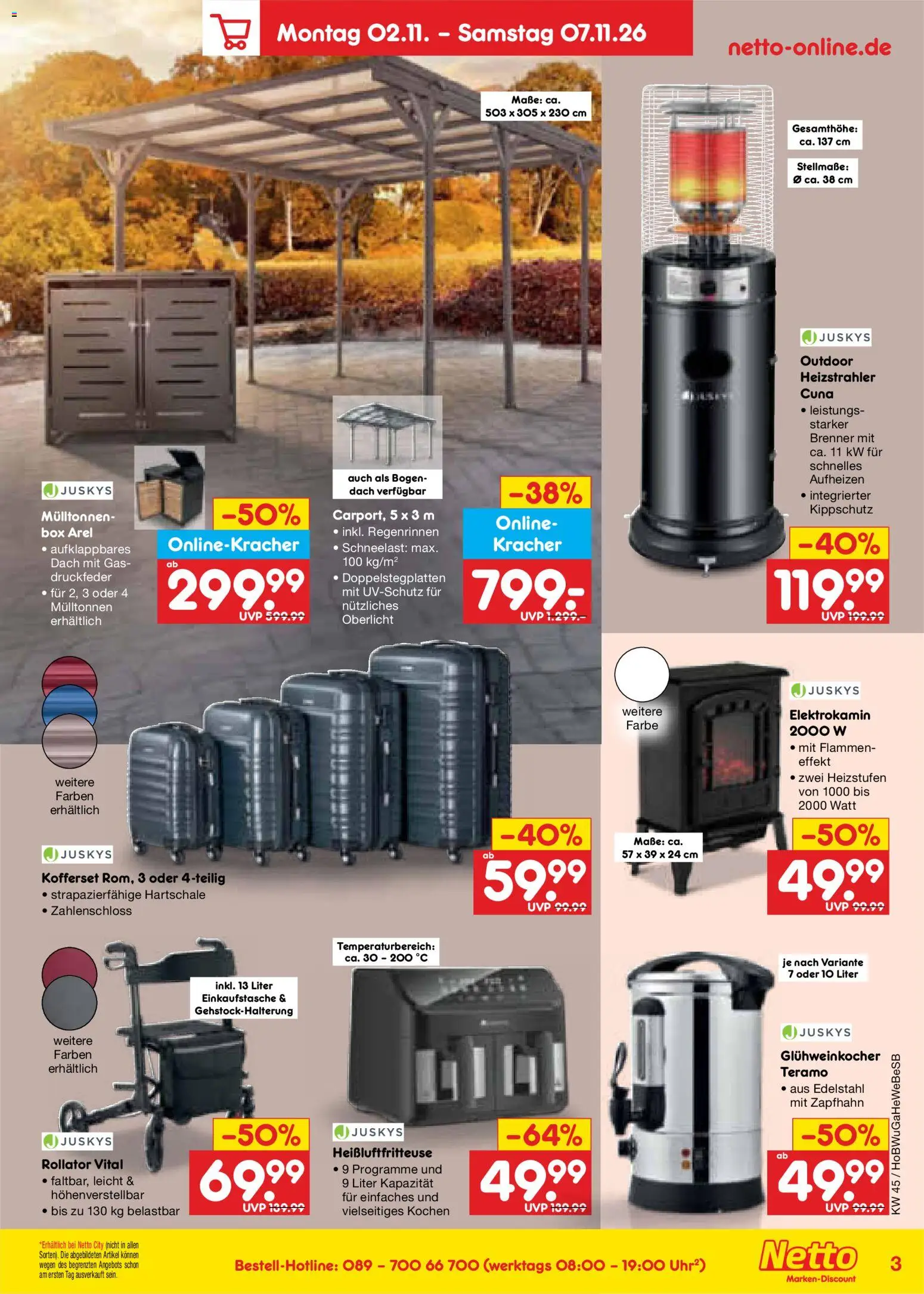 Vorschau von dem Prospekt des Geschäftes Netto Marken-Discount, gültig ab dem 02.11.2026 - Heißluftfritteuse, Box