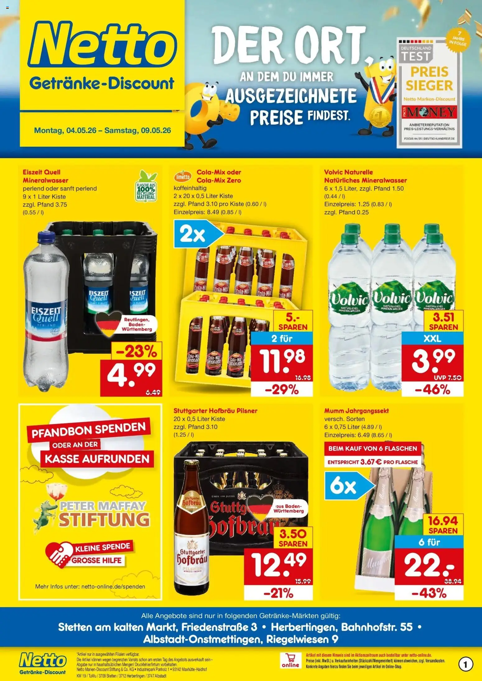Vorschau von dem Prospekt des Geschäftes Netto Marken-Discount, gültig ab dem 04.05.2026