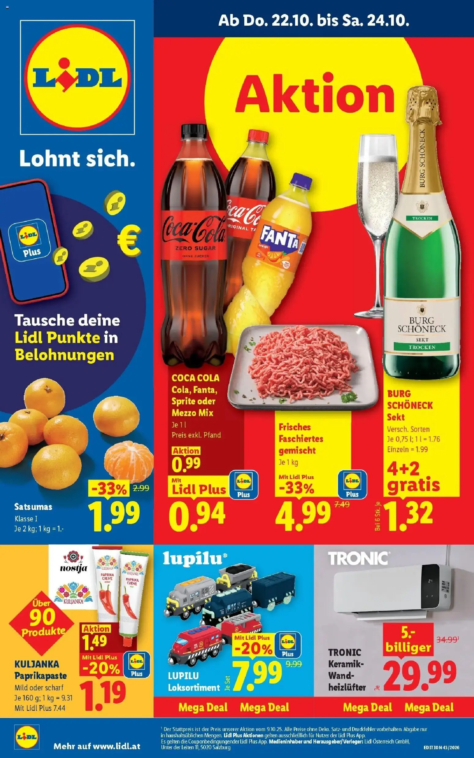 Vorschau der Angebote: Lidl Lidl Flugblatt - Fohnsdorf gültig ab 18.10.2026