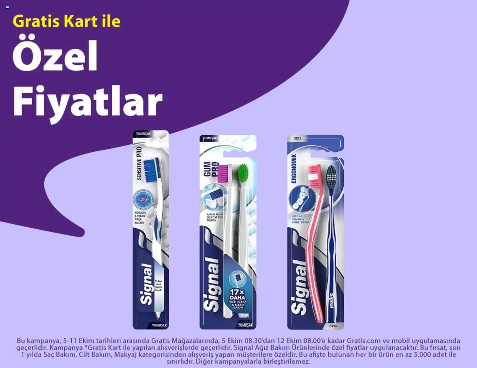 Gratis Gratis İndirim 05.10.2026 - Broşürünün önizlemesi - Makyaj