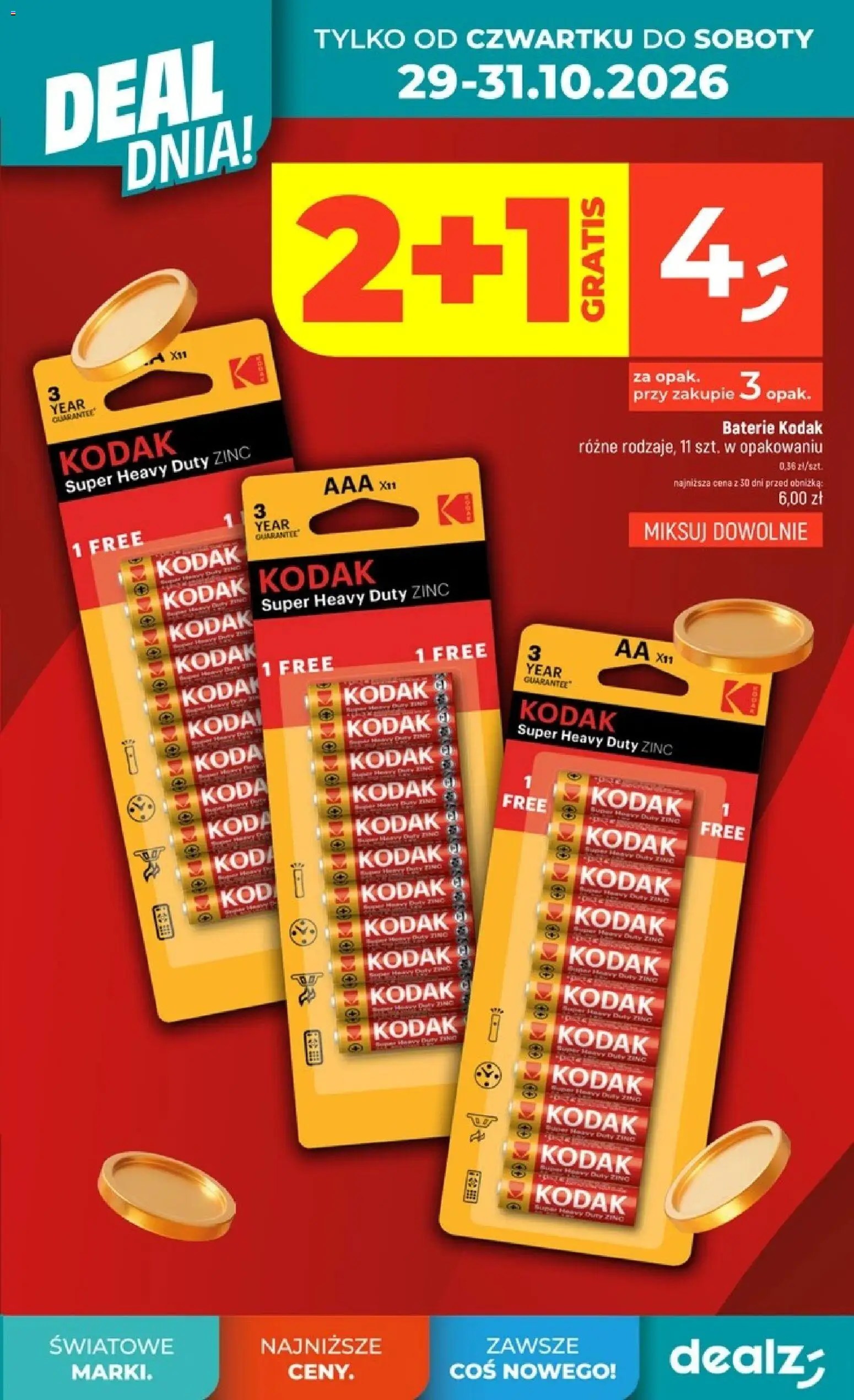 Pogląd gazetki "Dealz gazetka" ze sklepu Dealz ważnej od 29.10.2026