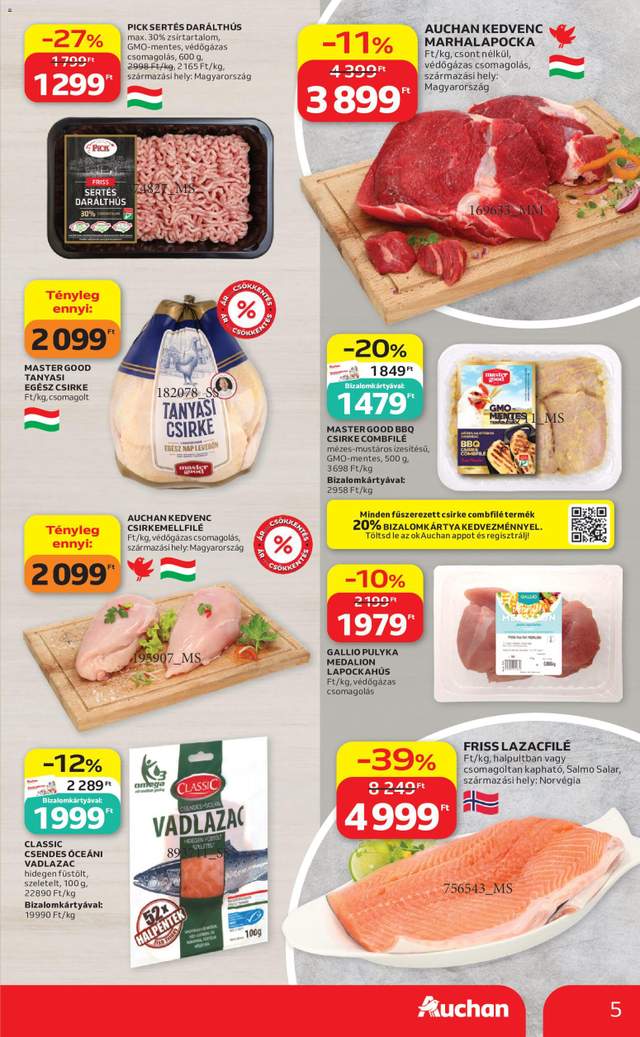 Új Auchan akciós újság 08.13.