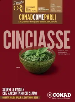 Anteprima dell'opuscolo Conad volantino Bolano dal negozio Conad valido da 08/10/2026