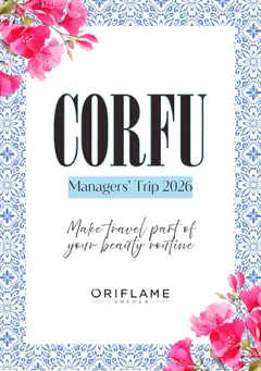 Preview of Oriflame Managers' Trip: Corfu 2026 valid from 21/10/2025