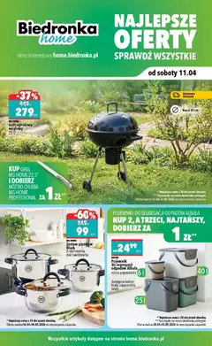 Pogląd gazetki "Biedronka gazetka - Home" ze sklepu Biedronka ważnej od 11.04.2026