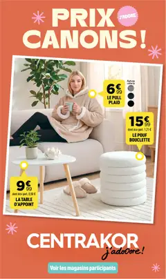 Prévisualisation de Centrakor catalogue du magasin Centrakor formulaire valide 14/09/2026