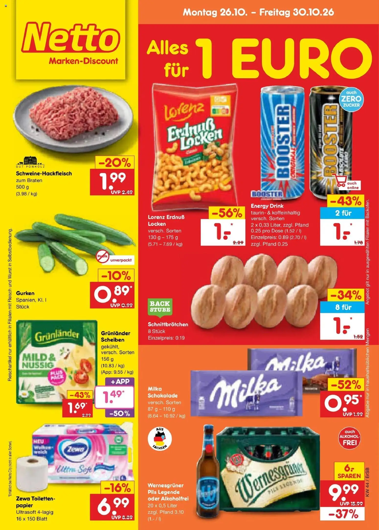 Vorschau von dem Prospekt des Geschäftes Netto Marken-Discount, gültig ab dem 26.10.2026