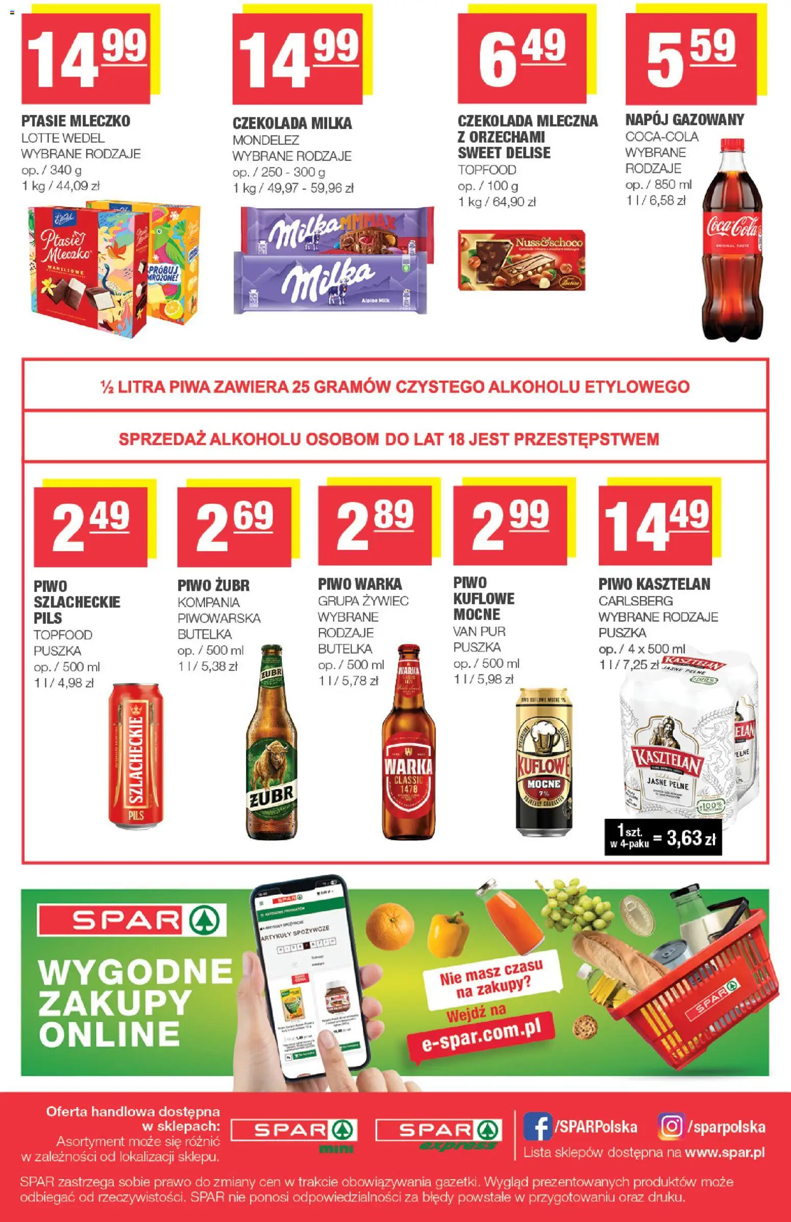 Pogląd gazetki "Spar gazetka - Mini" ze sklepu Spar ważnej od 09.09.2026