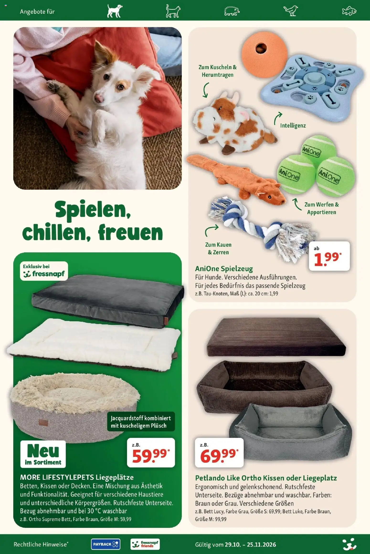 Vorschau von dem Prospekt des Geschäftes Fressnapf, gültig ab dem 29.10.2026