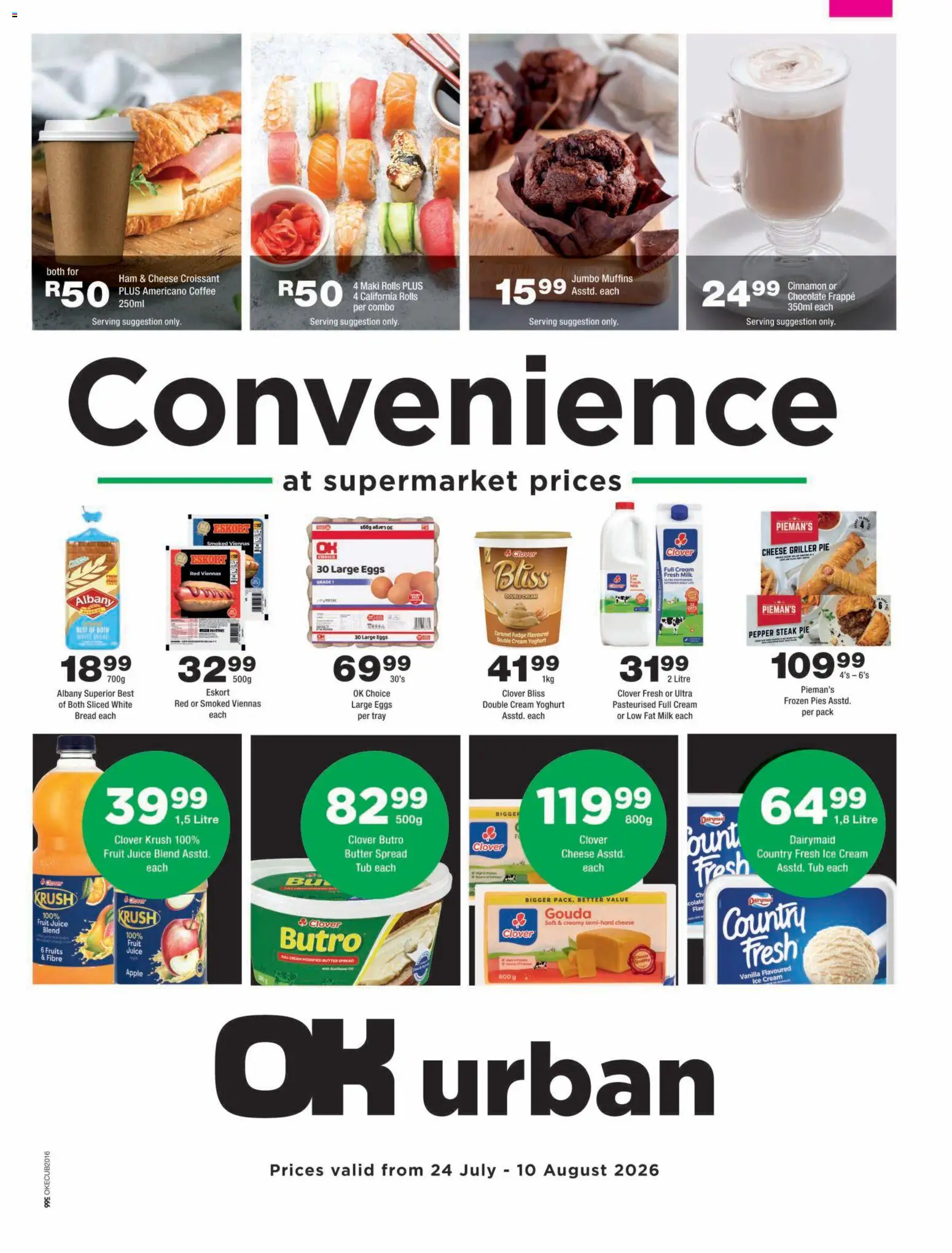 Preview of OK Foods flyer valid from 24/07/2026