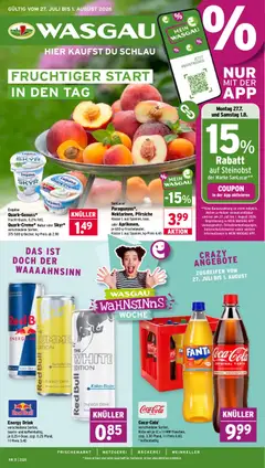Vorschau von dem Prospekt des Geschäftes Wasgau, gültig ab dem 27.07.2026