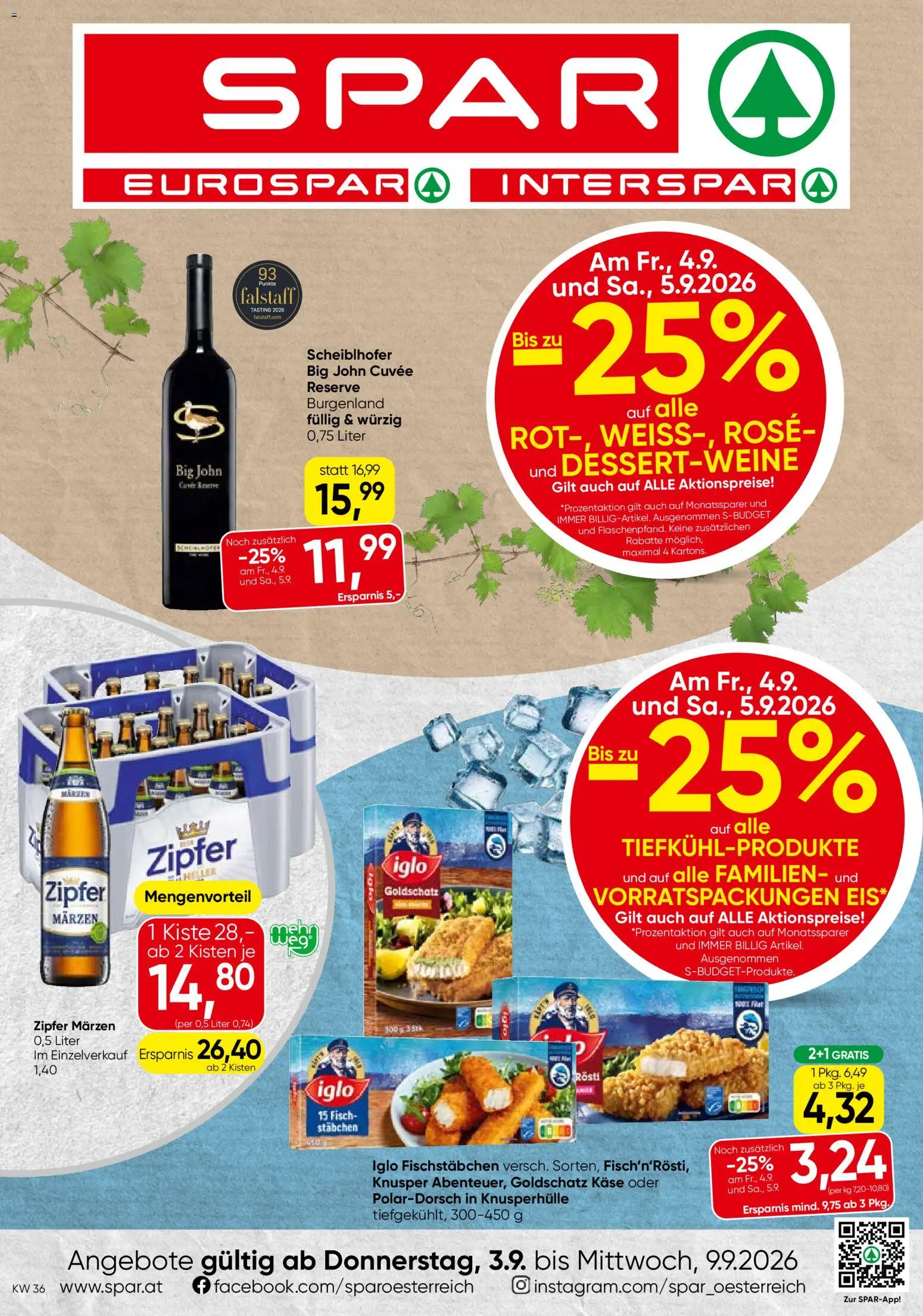Vorschau der Angebote: Spar Spar - Flugblatt gültig ab 03.09.2026