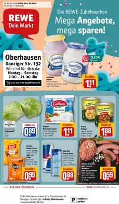Vorschau von dem Prospekt des Geschäftes Rewe, gültig ab dem 21.09.2026