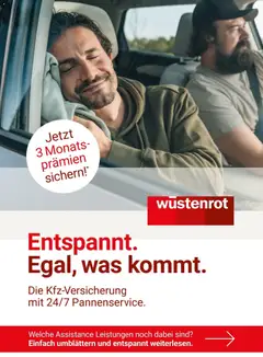 Vorschau der Angebote: Angebote Wüstenrot: 3 Monatsprämien sichern! gültig ab 14.09.2026