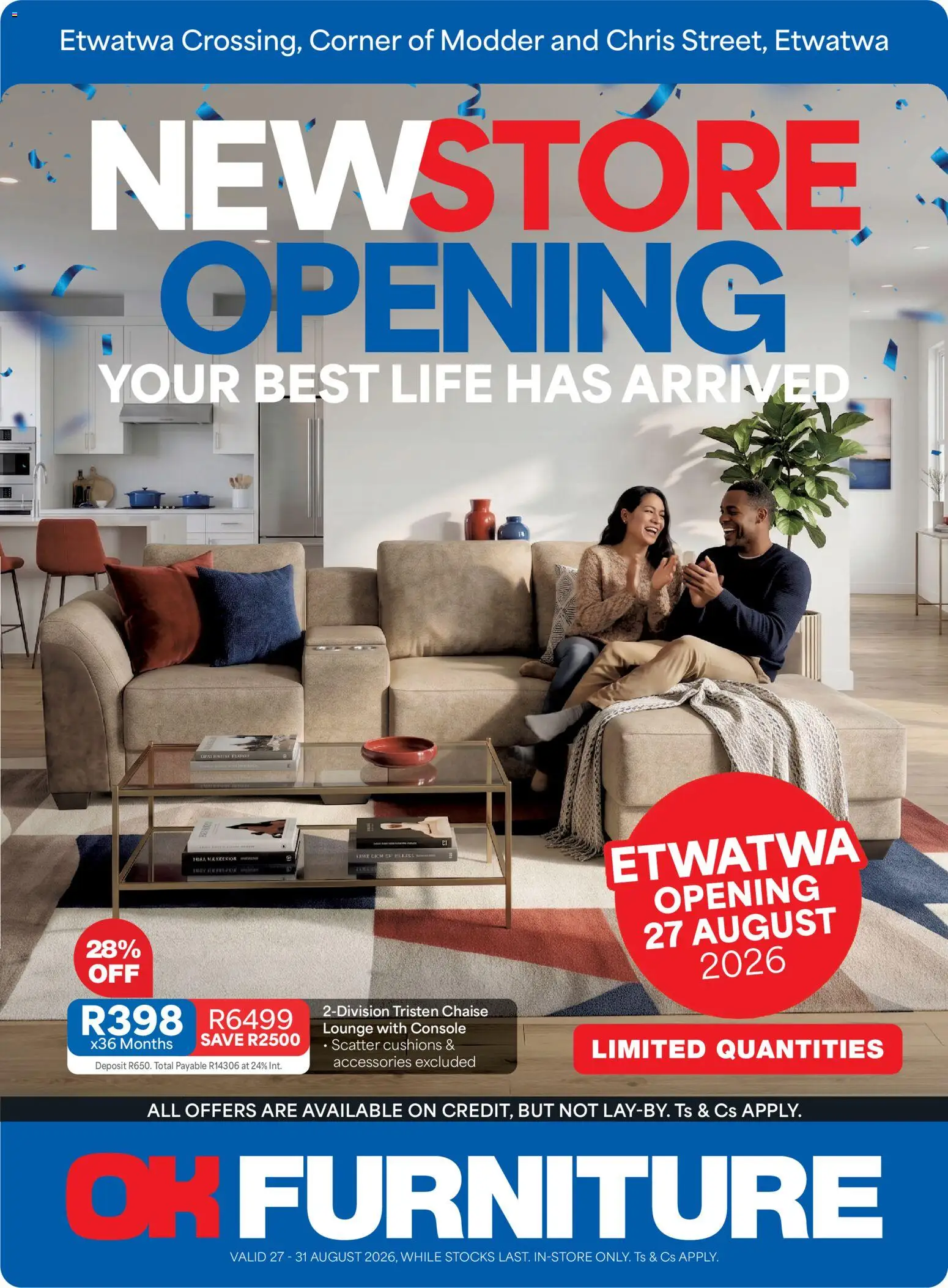 Preview of OK Furniture flyer valid from 27/08/2026
