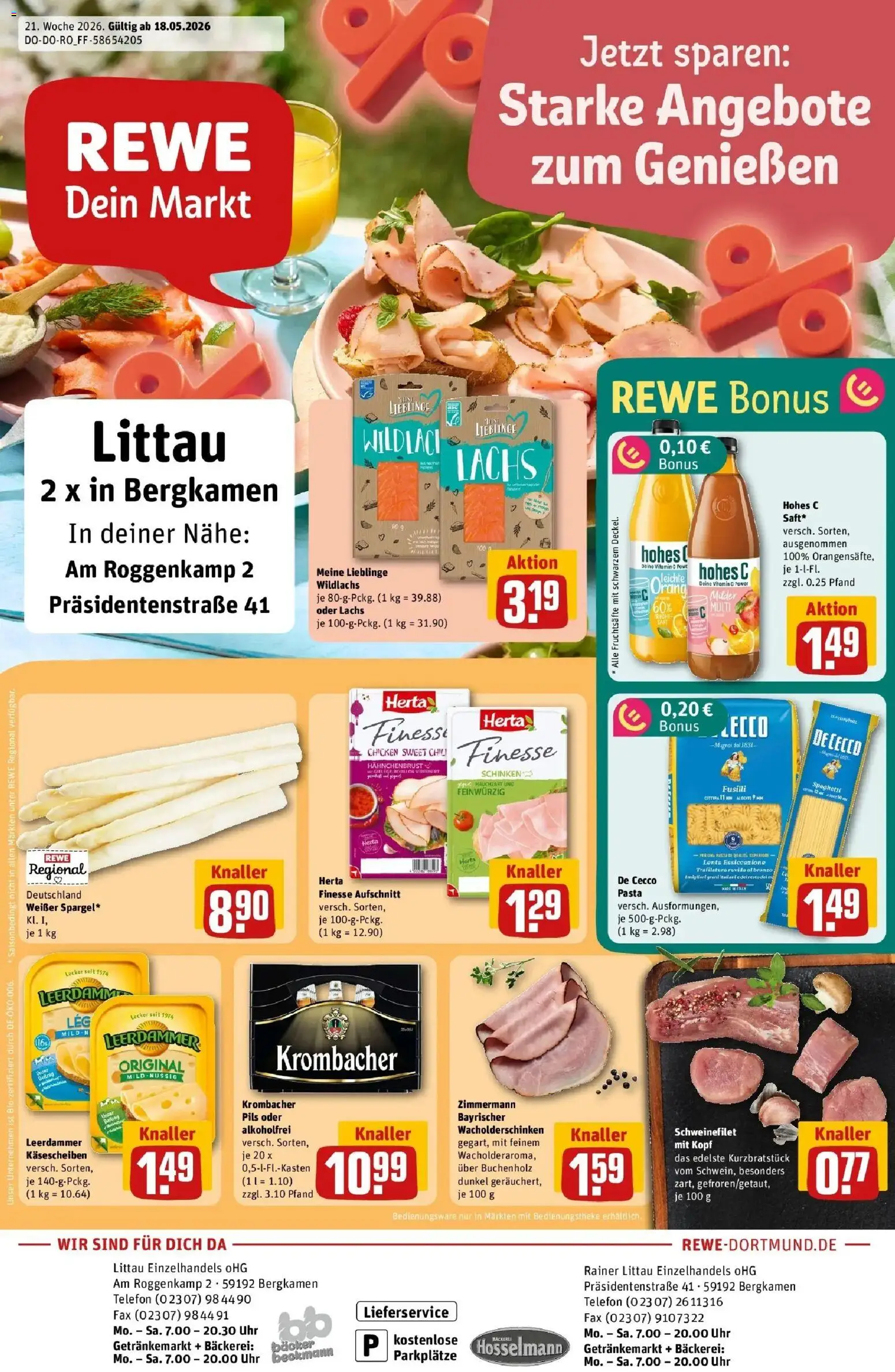 Vorschau von dem Prospekt des Geschäftes Rewe, gültig ab dem 17.05.2026