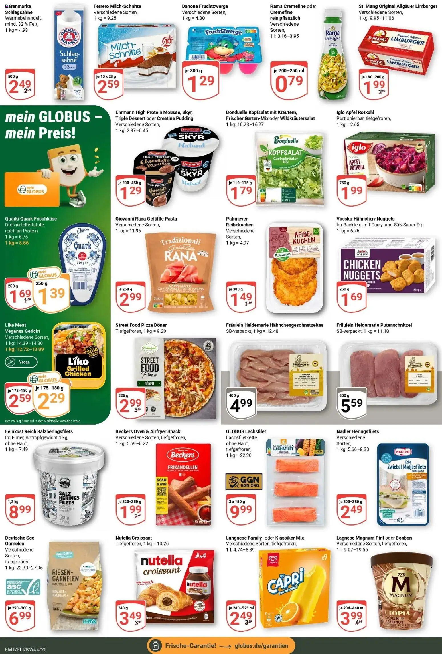Vorschau von dem Prospekt des Geschäftes Globus, gültig ab dem 26.10.2026