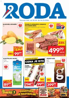 Pregled Roda kataloga - važi od 30.04.2026
