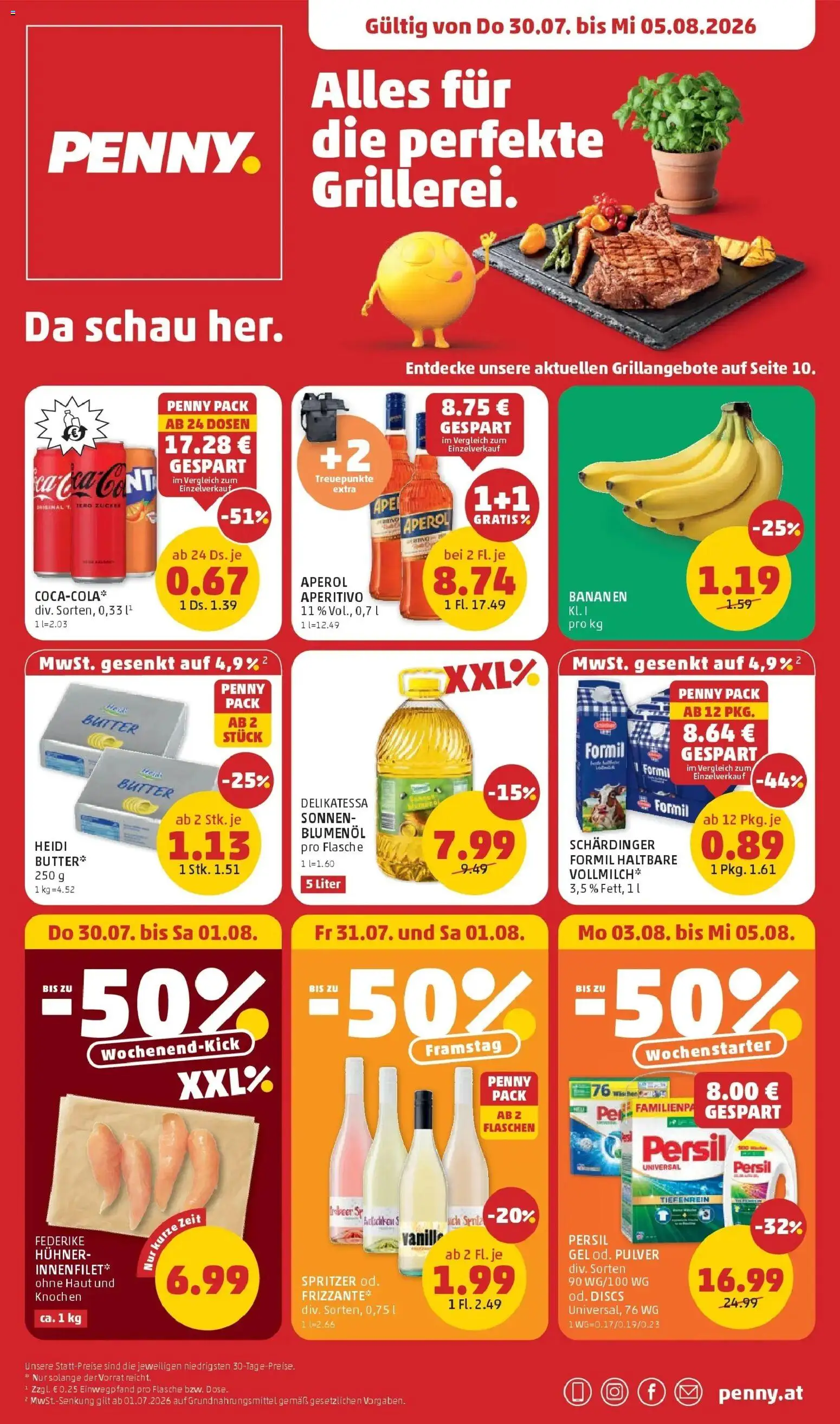 Vorschau der Angebote: Penny Markt Penny Markt Die ganze Woche sparen - Wien gültig ab 30.07.2026