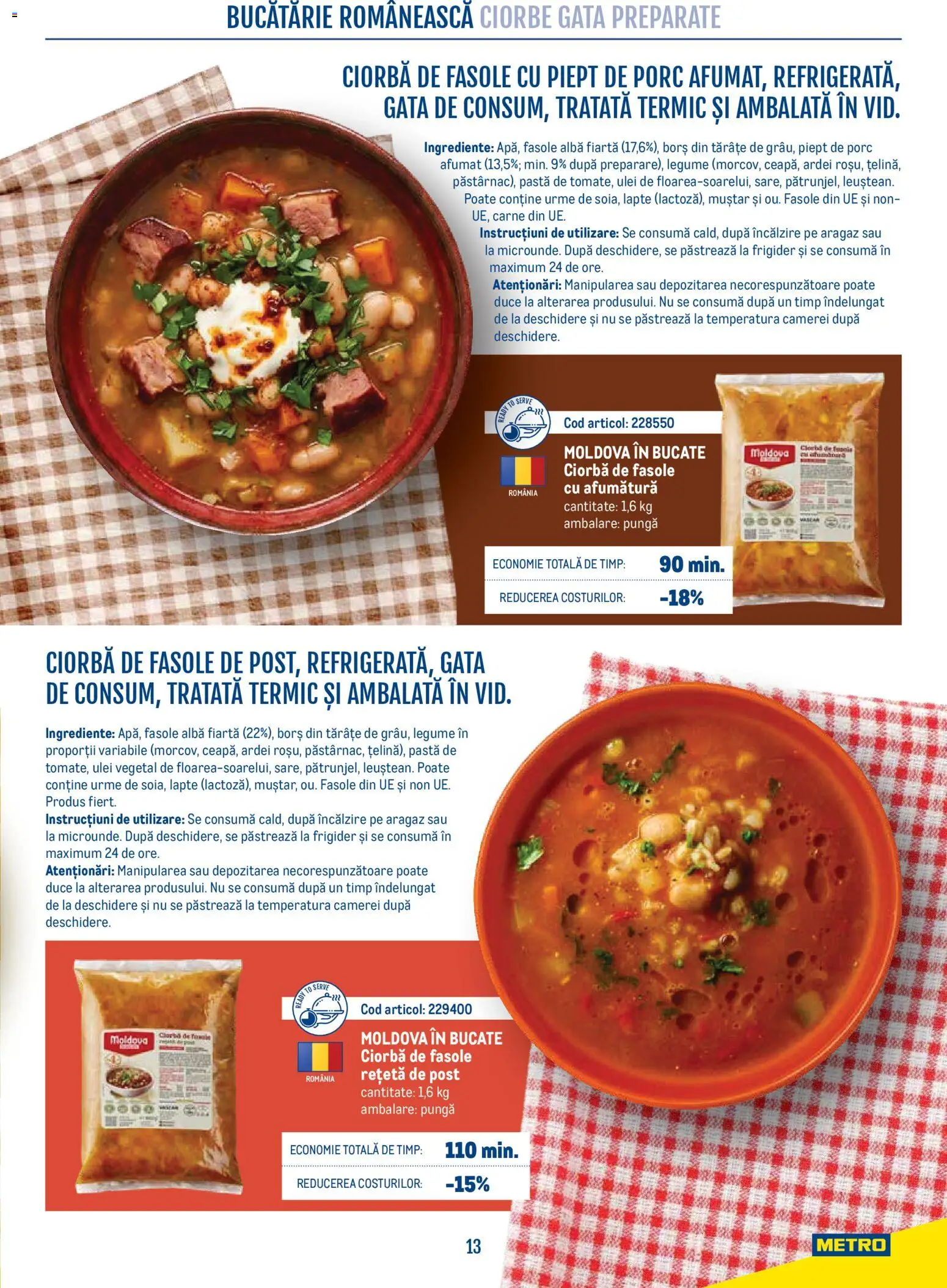 Previzualizarea de cataloage: Metro Metro Catalog Smart Chef valabil de la 21.04.2026 - Ciorba, Borș, Ulei, Legume, Alba, Ardei, Muștar, Fasole albă