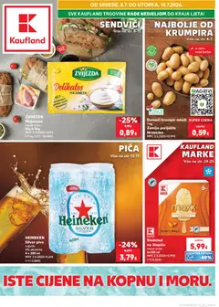 Pregled letka Slavonski Brod trgovine Kaufland vrijedi od 08.07.2026
