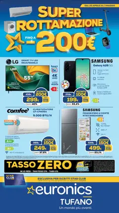 Anteprima dell'opuscolo Euronics volantino Super Rottamazione dal negozio Euronics valido da 23/04/2026