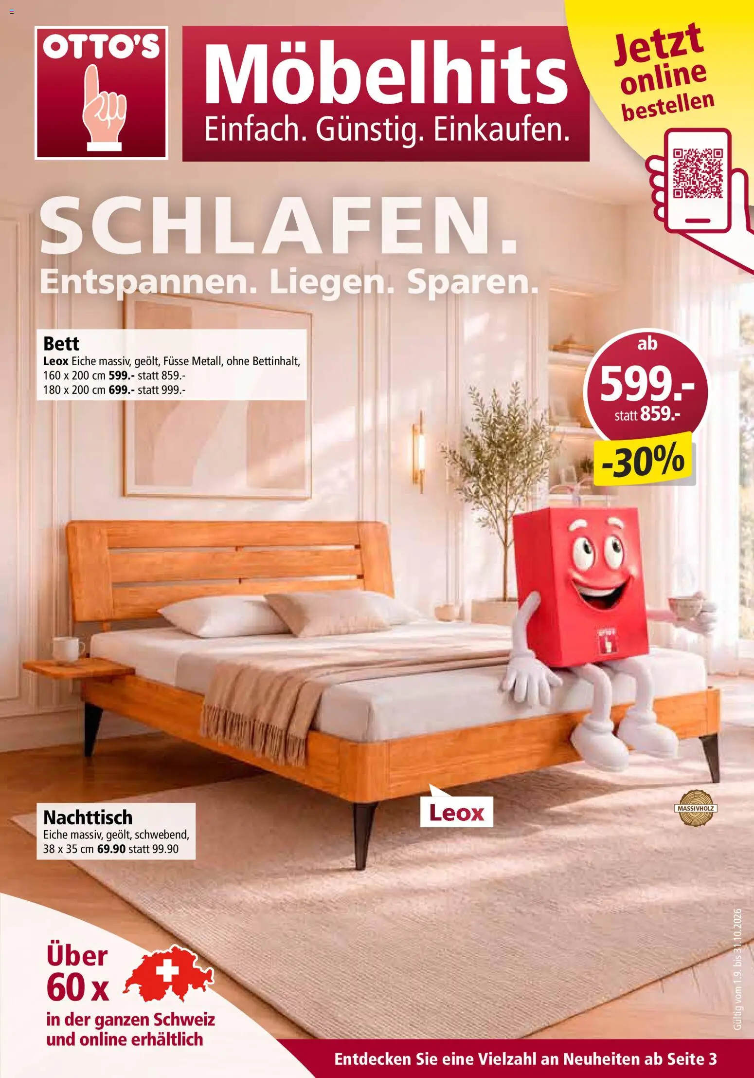 Vorschau des Merkblatts Otto's Aktionen Möbelflyer vom Shop Otto's gültig von 01.09.2026 bis 31.10.2026
