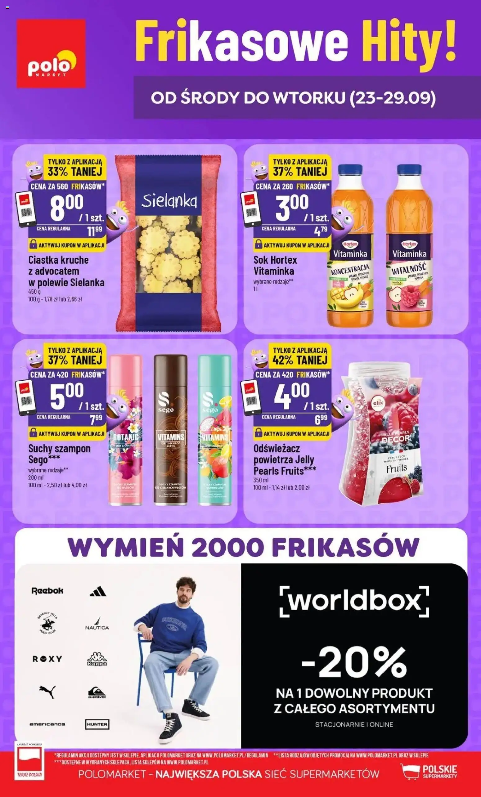Pogląd gazetki "Wyjątkowe Frikasy POLOmarket do 29.09 (G39)" ze sklepu POLOmarket ważnej od 23.09.2026
