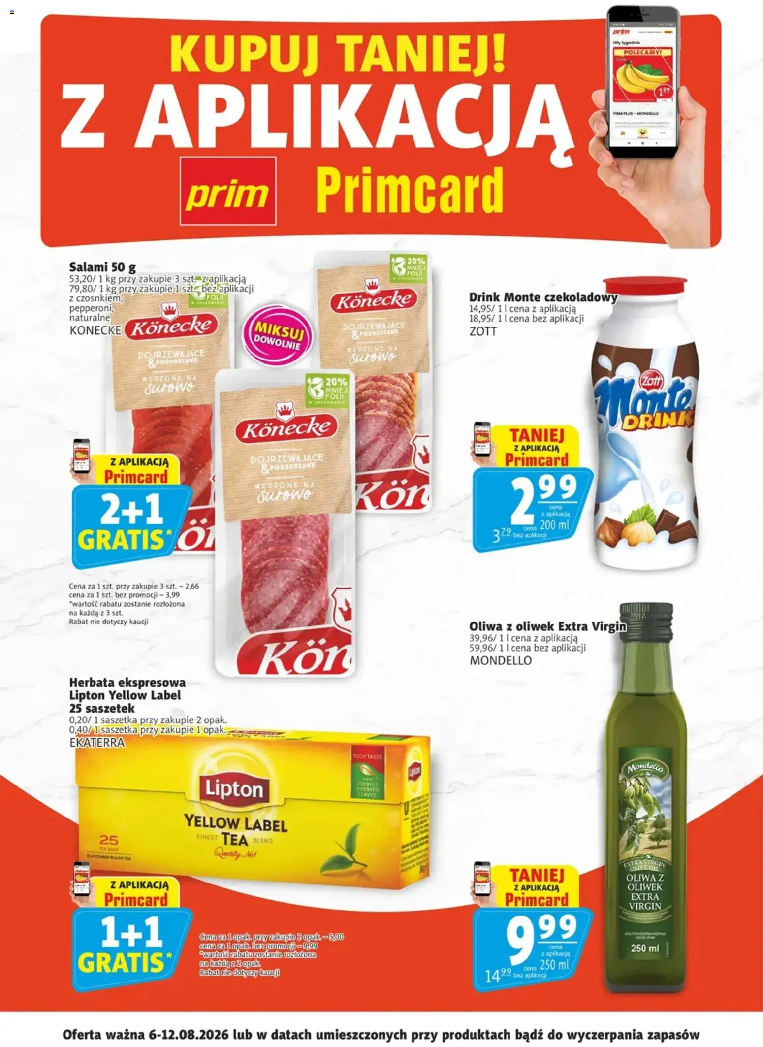 Pogląd gazetki "Prim Market promocje - Primcard" ze sklepu Prim Market ważnej od 06.08.2026