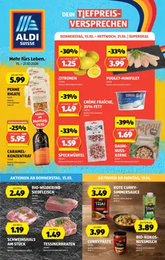 Vorschau des Merkblatts Aldi aktionen vom Shop Aldi gültig von 15.10.2026 bis 21.10.2026