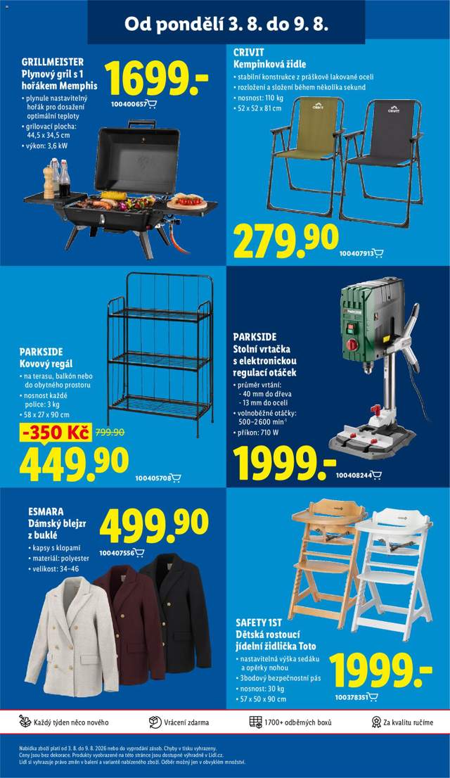 Nový Lidl leták od 06.08.