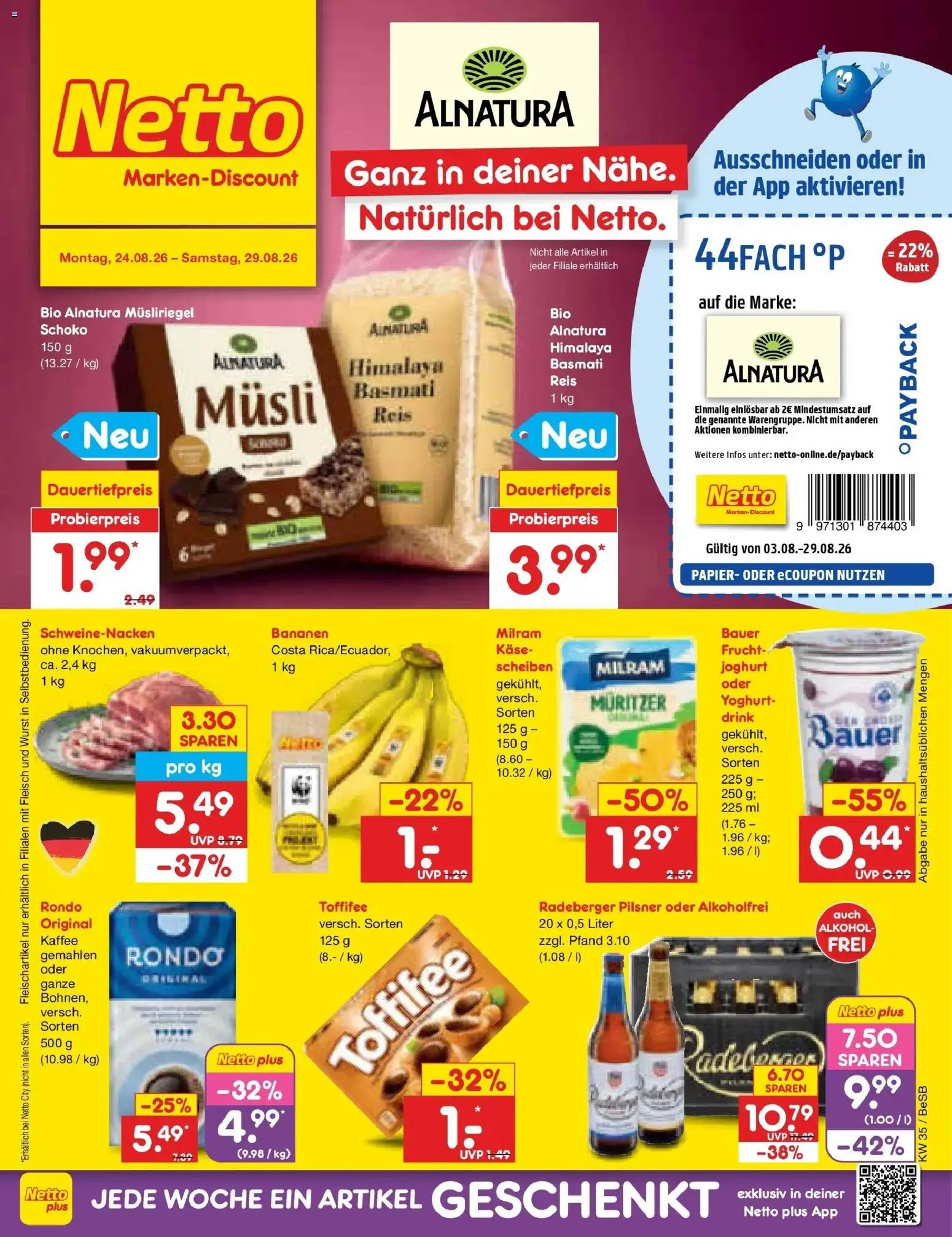 Vorschau von dem Prospekt des Geschäftes Netto Marken-Discount, gültig ab dem 24.08.2026