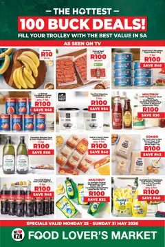 Preview of Food Lover's Market flyer valid from 25/05/2026