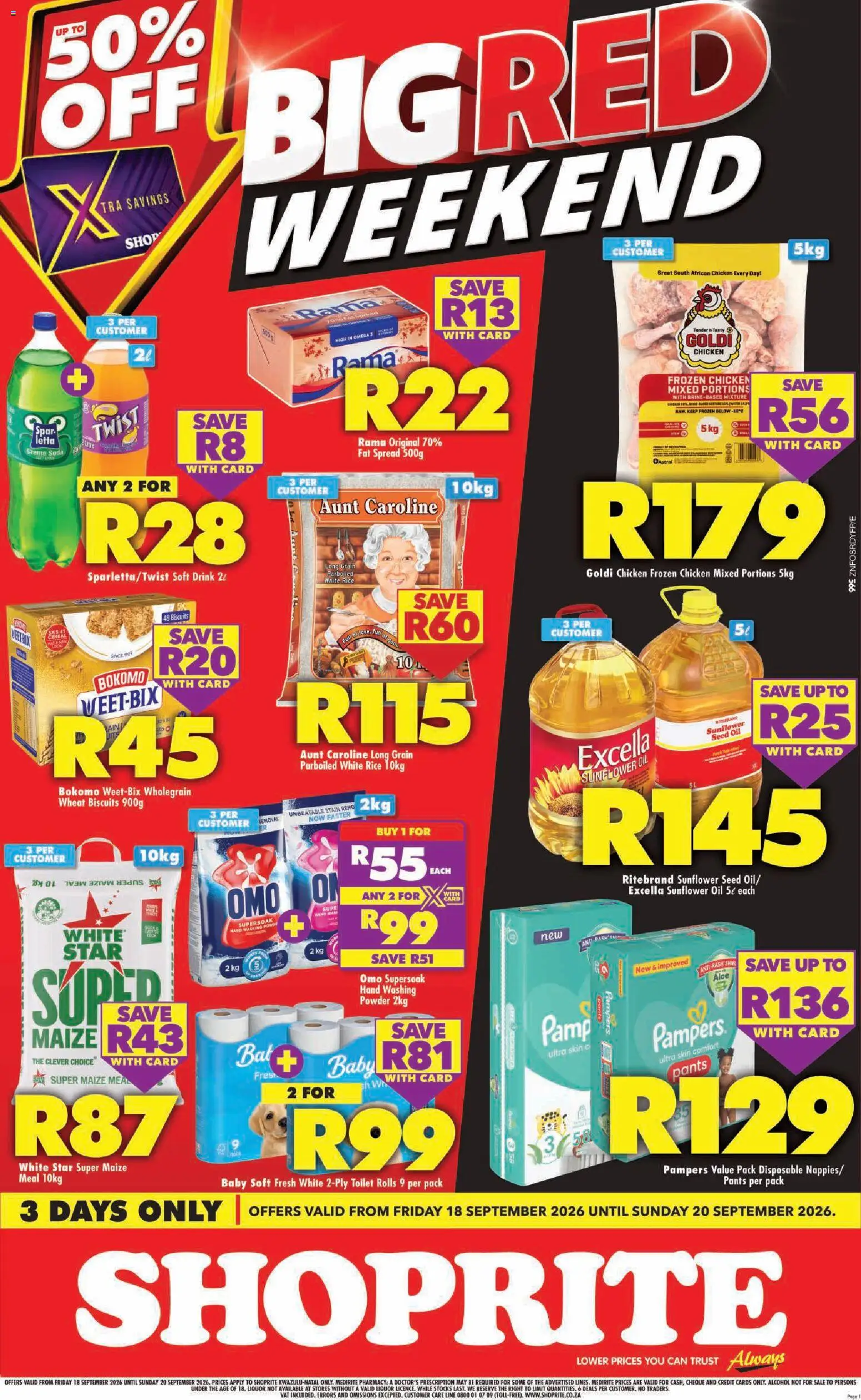 Preview of Shoprite flyer valid from 18/09/2026