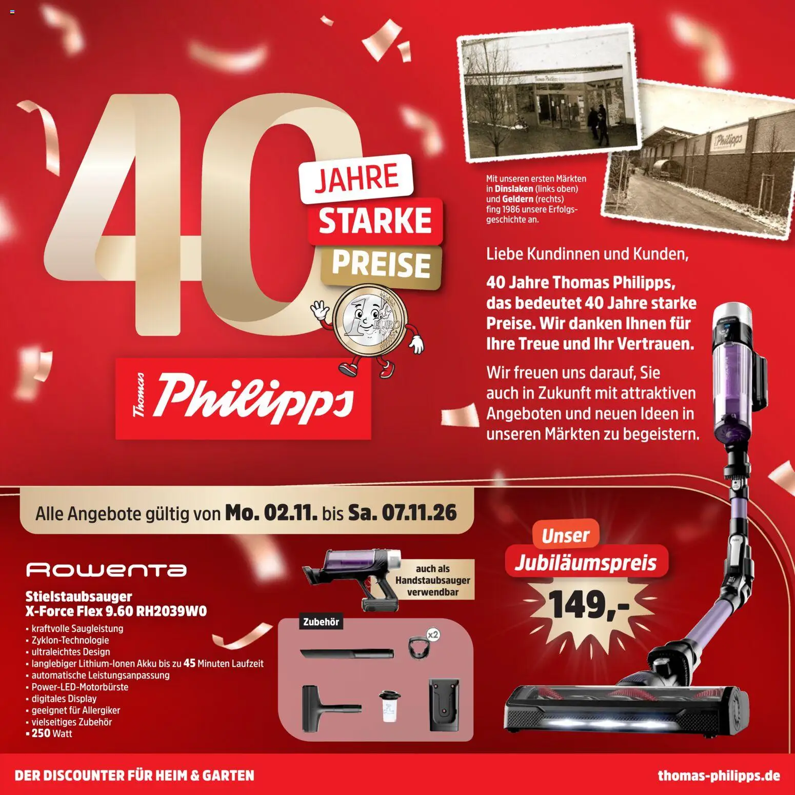 Vorschau von dem Prospekt des Geschäftes Thomas Philipps, gültig ab dem 02.11.2026