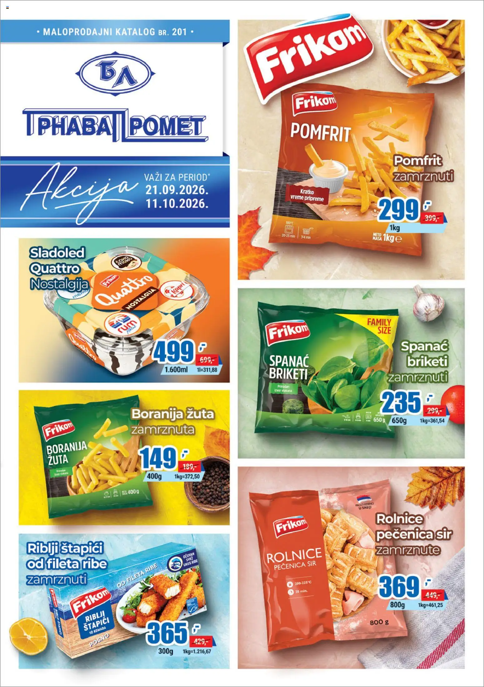 Pregled Trnava Promet kataloga - važi od 21.09.2026
