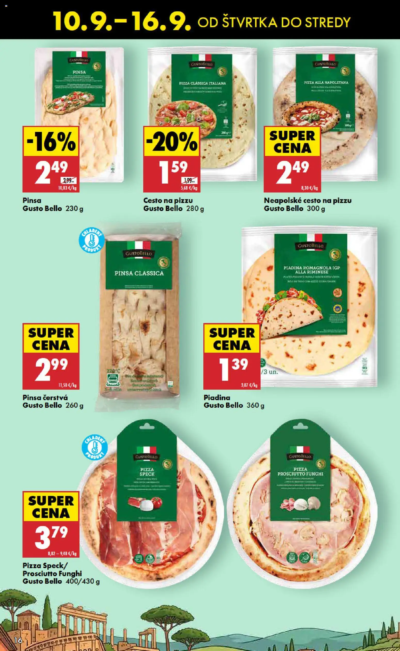 Náhľad Biedronka letáku platného od 10.09.2026 - Pizza, Prosciutto, Cesto