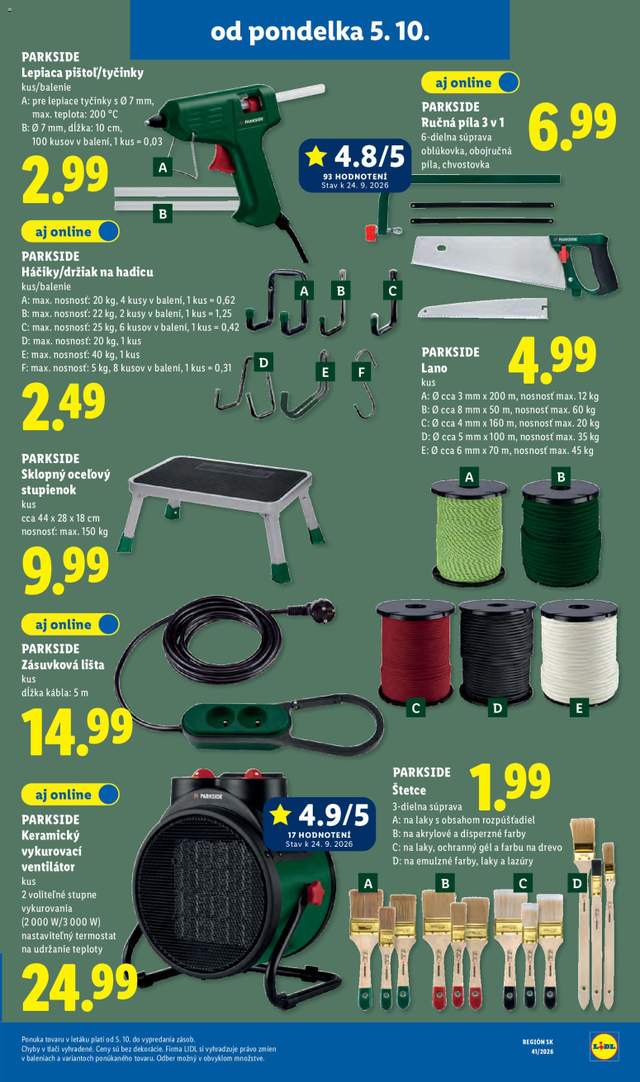 Nový Lidl leták od 05.10.