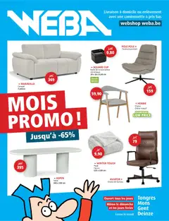 Voorbeeld van Weba Publicité van winkel Weba geldig vanaf 29/09/2026