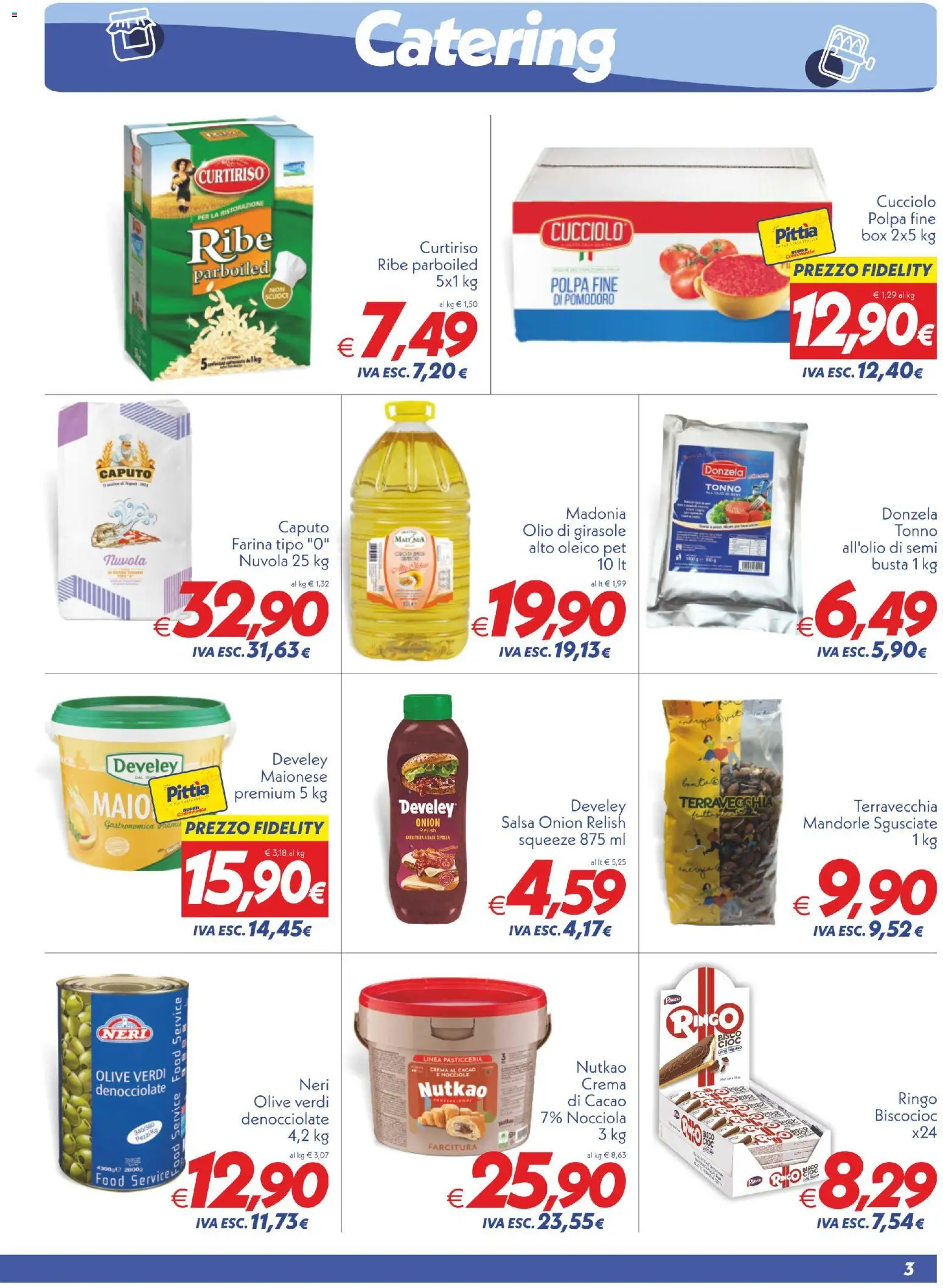 Anteprima dell'opuscolo SuperConveniente volantino Catering Enna, Misterbianco dal negozio SuperConveniente valido da 23/10/2026 - Crema, Olio, Tonno, Maionese, Cipolla, Mandorle, Olive, Salsa