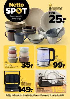 Eksempel på tilbudsavis Netto - Nonfood uge 37 fra butik Netto gyldig fra 05/09/2026