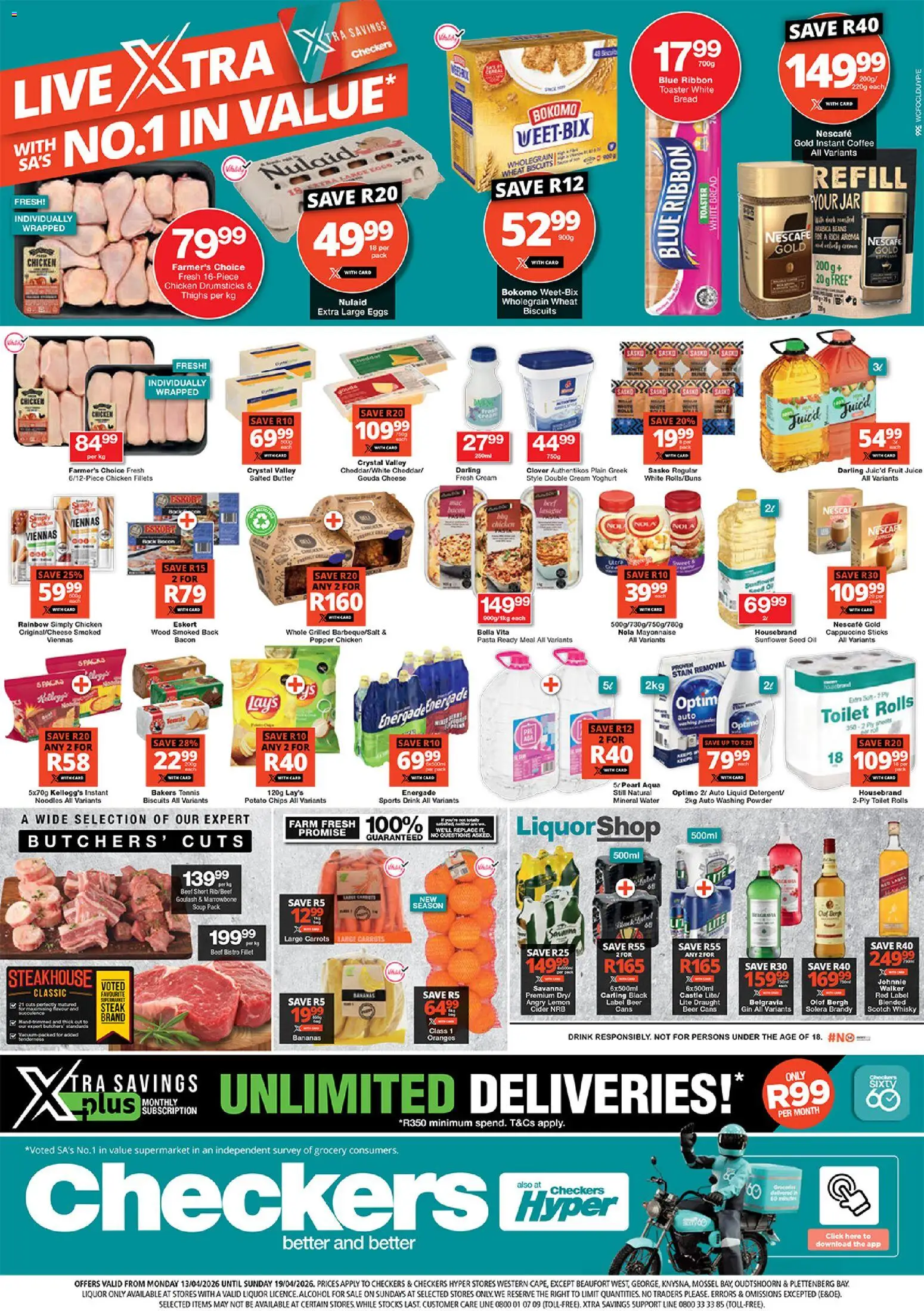 Checkers - Western Cape - Xtra Savings 13/04 - 19/04/2026