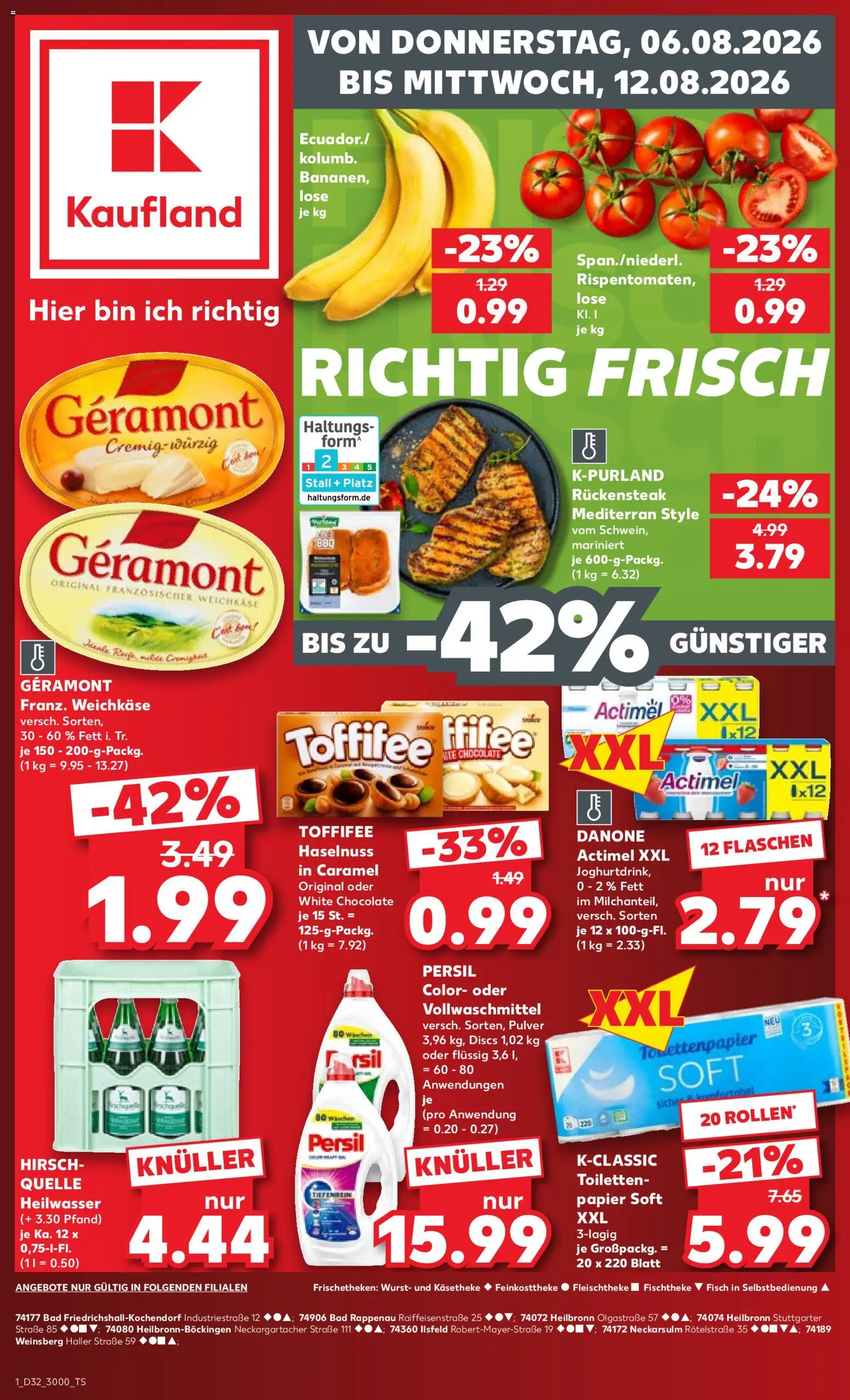 Voorbeeld van Kaufland DE -DE Folder van winkel Kaufland DE geldig vanaf 06-08-2026